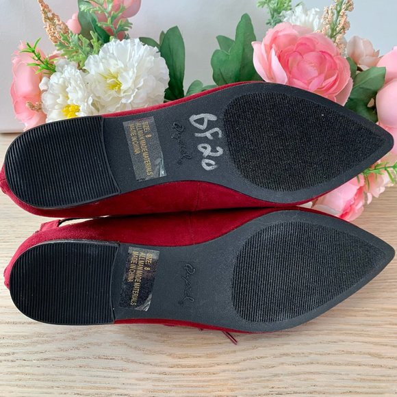 😍 QUPID "Strike-13" Burgundy Suede PU - Picture 7 of 8